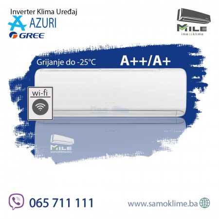Azuri Naturalux AZI-WM50VA inverter klima uređaj 18 -25°C Velika