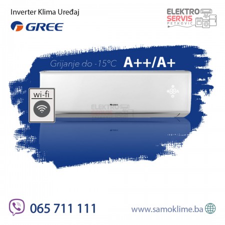 Invereter klima uređaj GREE COSMO ECONOMICAL GWH12AWBXB -15°C Velika