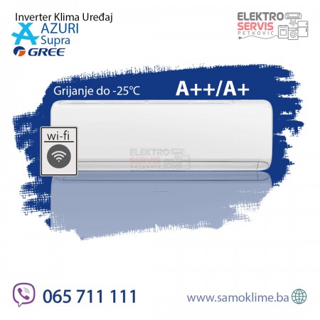 Inverter klima uređaj AZURI AZI-WM35VA -25C NATURALUX Velika
