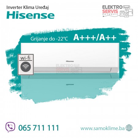 Inverter klima uređaj HISENSE ENERGY SE HI NANO 18K KA50XR0EG -22C Velika
