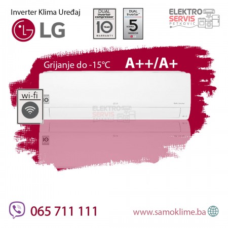 Inverter klima uređaj LG DC12RQ Velika