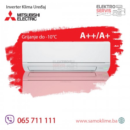 Inverter klima uređaj  MITSUBISHI ELECTRIC MSZ/MUZ-HJ35 -10C Velika