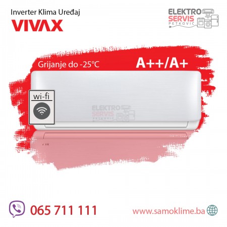 Inverter klima uredjaj Vivax ACP-12CH35AERI+ SILVER -25C Velika