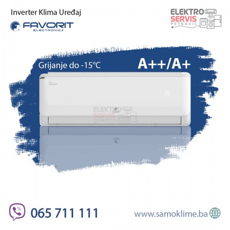 Klima uređaj FAVORIT 12000BTU FF INVERTER Velika