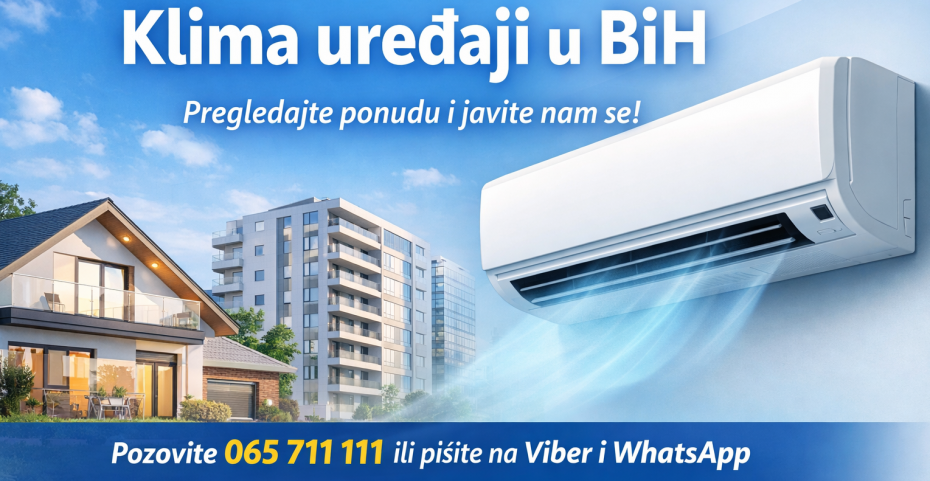 Klima uređaji u BiH – kako lakše izabrati i naručiti odgovarajući model