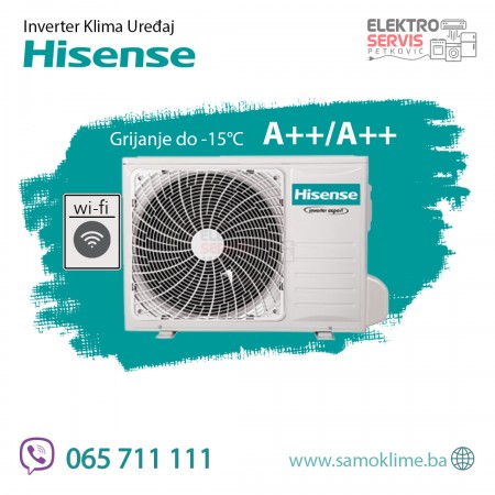 Mono split spoljašnja jedinica Hisense 24000 BTU AUW71U4RJ7 Inverter Velika