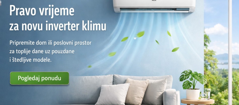 Pravo vrijeme za novu inverter klimu